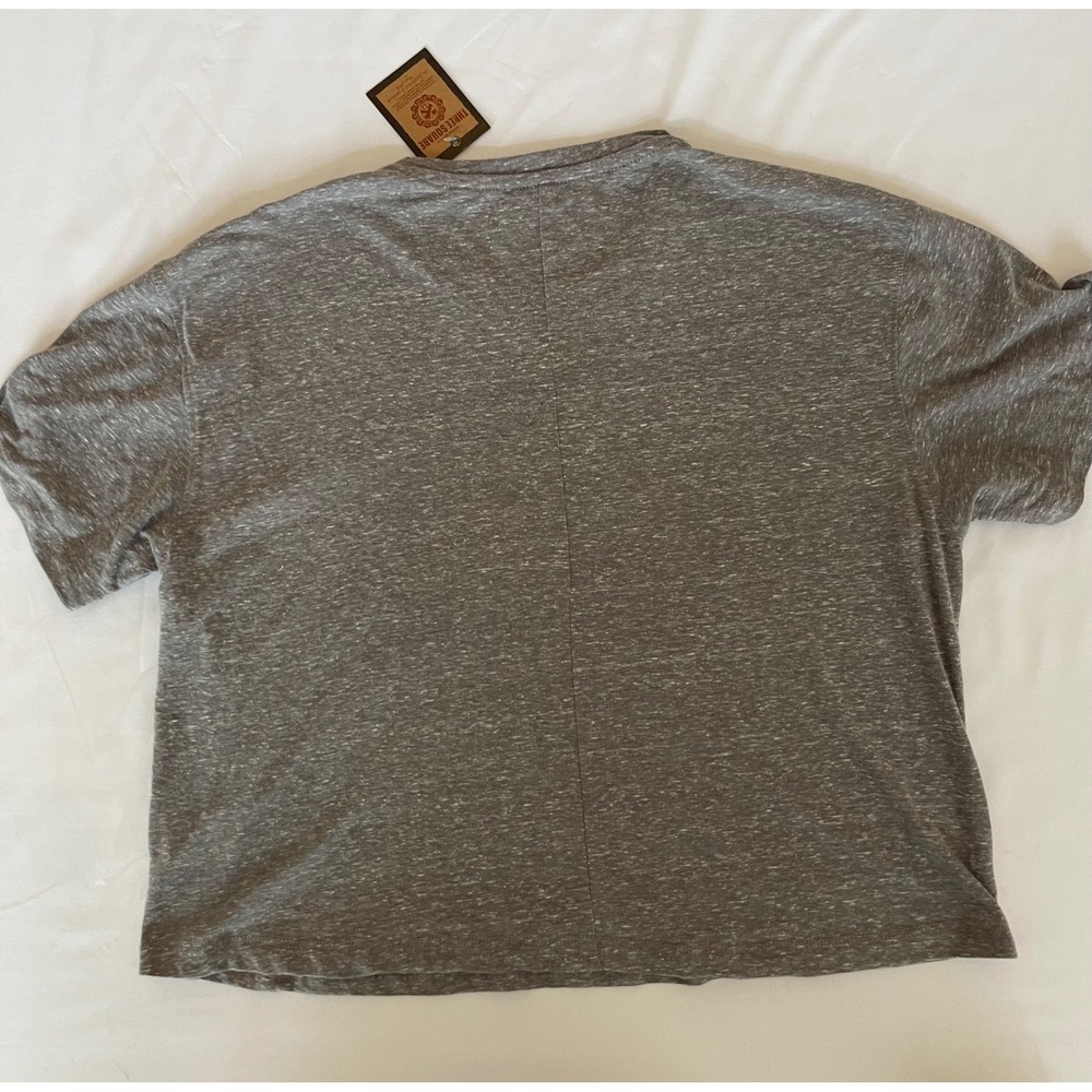 Three Square Texas A&M Aggies Womens XL Cropped T-Shirt Heather Grey - Picture 7 of 7